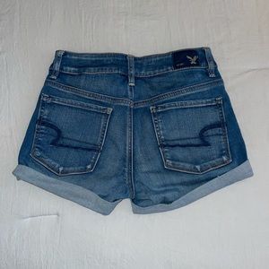 Hi Rise Shortie AE denim shorts!